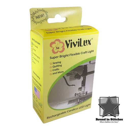 ViviLux Super Bright Flexible LED Sewing Machine Light VLSWL01  |  Bound in Stitches