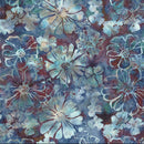 Bali Batiks X2634-582 Twilight Bold Floral quilting fabric by Hoffman Fabrics  |  Bound in Stitches Quilt Shop, Sauk Rapids, MN Fabric Store