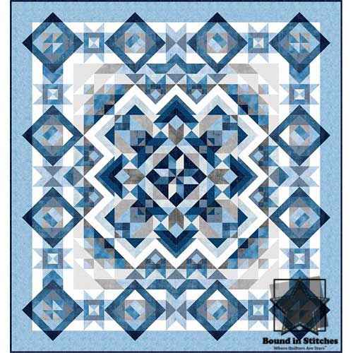 Zephyr Quilt Kit by Wilmington Prints  |  Bound in Stitches Quilt Shop, Sauk Rapids, MN Fabric Store