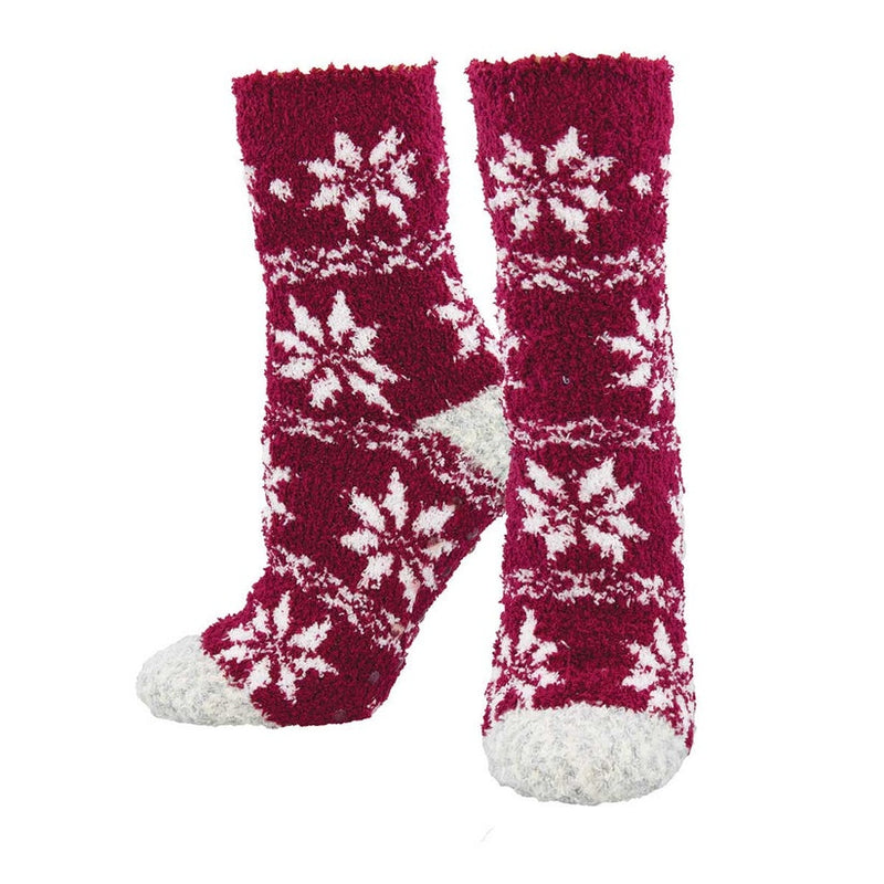 Fair Isle Fun Red Socks