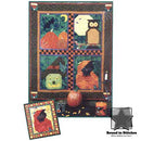 Halloween Hoot! 'n Annie quilt pattern with pumpkins, owl, black cat, bat by Helen Thorn of PineTree Lodge Designs  |  Bound in Stitches