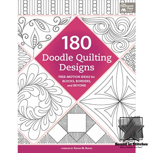 180 Doodle Quilting Designs Books by Karen Burns