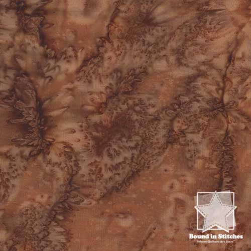 Hoffman Bali Batik Watercolors 1895 414 Biscotti quilting fabric  |  Bound in Stitches