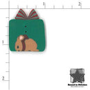 Christmas Mouse Button 4419 by Just Another Button Company | Bound in Stitches