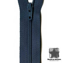 Bristol Blue 14" Zipper by YKK  |  Bound in Stitches