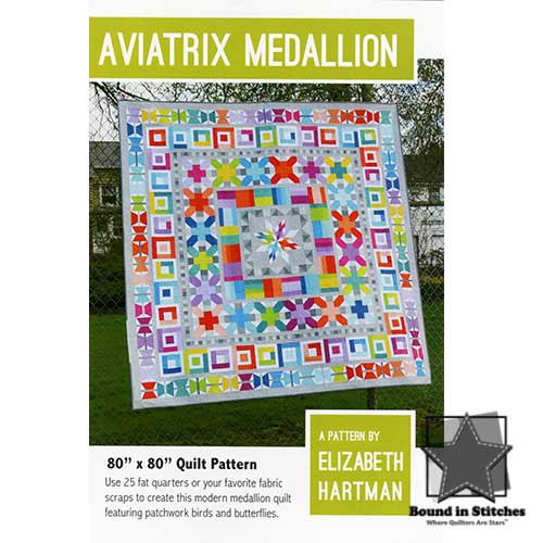 Aviatrix Medallion by Elizabeth Hartman  |  Bound in Stitches