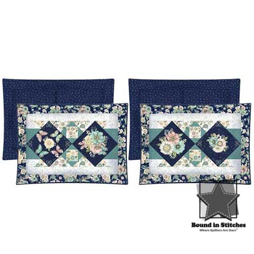 Blissful Pillow Shams by Wilmington Prints  |  Bound in Stitches