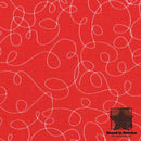 Moda Bungle Jungle - Red Scribbles by Tim & Beck
