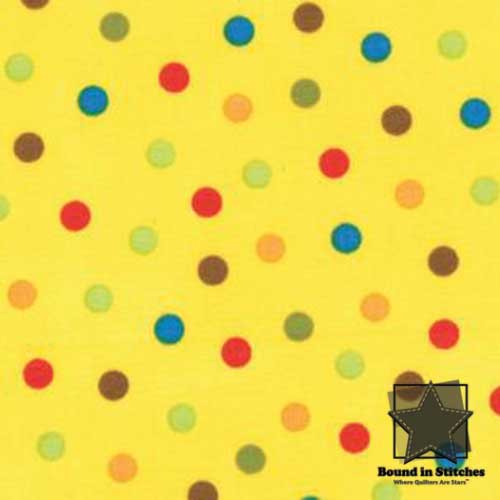Moda Bungle Jungle - Yellow Dots by Tim & Beck