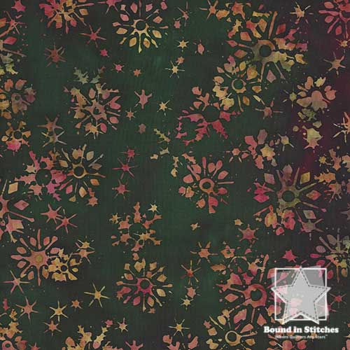 Bali Batiks Christmas C369-129 Mistletoe by Hoffman Fabrics
