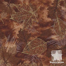 Timeless Treasures Harvest Fossil Leaf CM6445 Brown