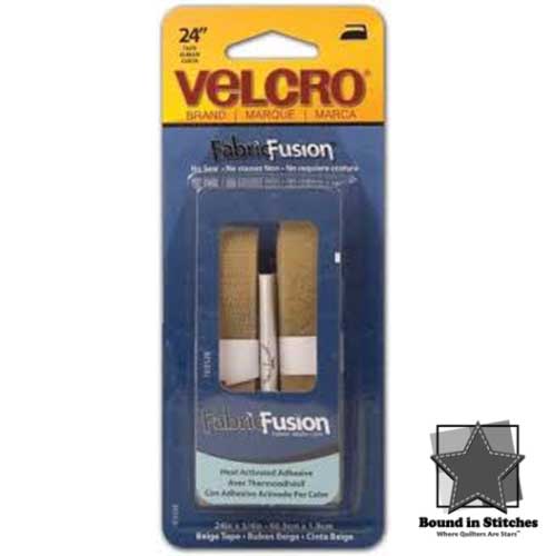Velcro Fabric Fusion 1" x 3/4" Beige