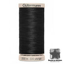 Gutermann Cotton Quilting Thread 40 WT - Black