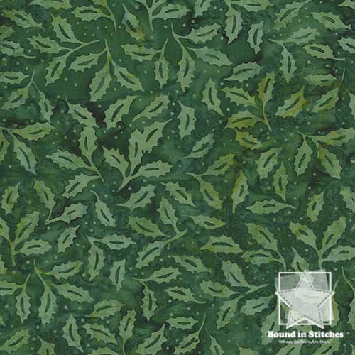 Bali Batiks Christmas - Holly Hunter by Hoffman Fabrics  |  Bound in Stitches
