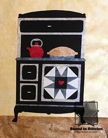 Heart of the Home Cookstove  |  Bound in Stitches