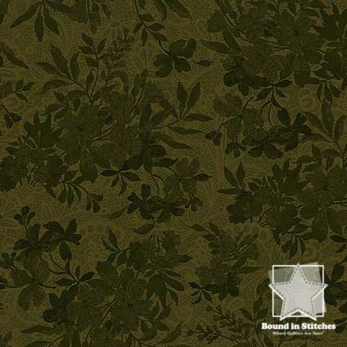 JT-C8493 Green by Timeless Treasures Fabrics  |  Bound in Stitches