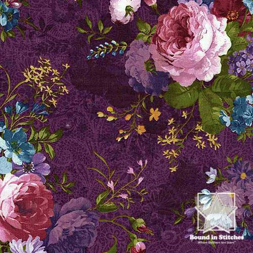 JT-C8489 Purple by Timeless Treasures Fabrics  |  Bound in Stitches