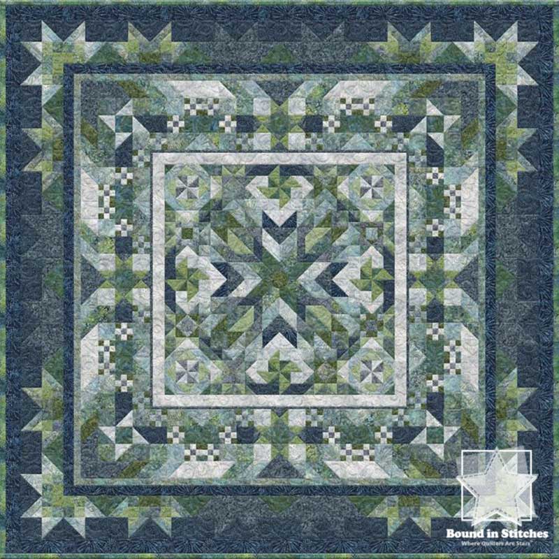 Lakeside Quilt Pattern by Wilmington Prints  |  Bound in Stitches