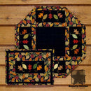 Jewels of Autumn Mini Quilt & Table Mat by MH Designs  |  Bound in Stitches
