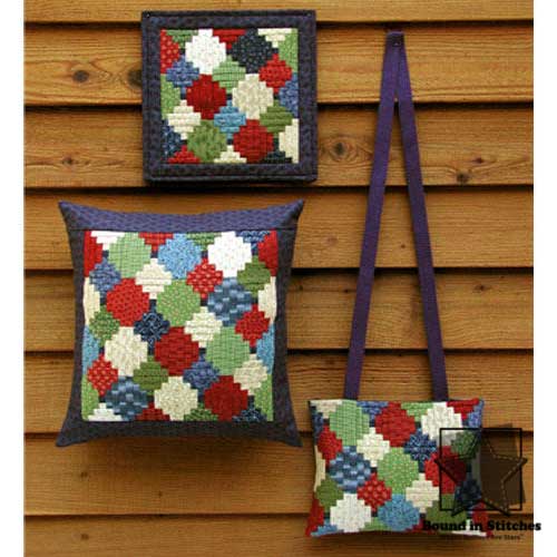 Happ Wall Quilt, Pillow & Bag by MH Designs