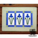 Iris Wall Quilt by MH Designs 