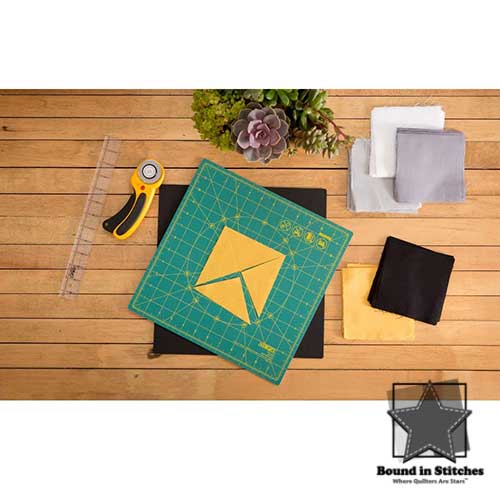 Olfa® Spinning Square Cutting Mat - 12" x 12"  |  Bound in Stitches