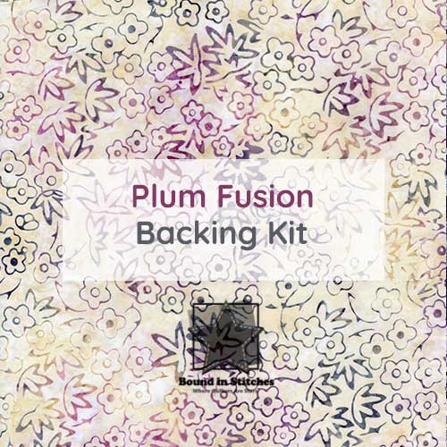 Plum Fusion Backing Kit  |  Bound in Stitches