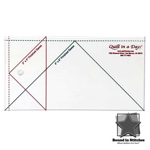 Large Flying Geese Ruler by Quilt in a Day