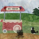 Quilt Along Trail - Kitty with Ice Cream Cart  |  Bound in Stitches