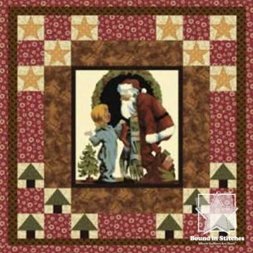 Thimbleberries St. Nick Cover Story Panel  |  Bound in Stitches