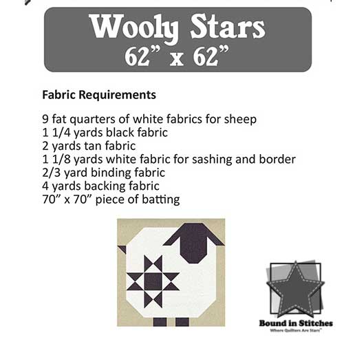 Wooly Stars Supply List by Corey Yoder | Bound in Stitches
