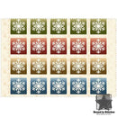 Wonder of Winter Flannel - Snowflake Motif by Maywood Studio  |  Bound in Stitches